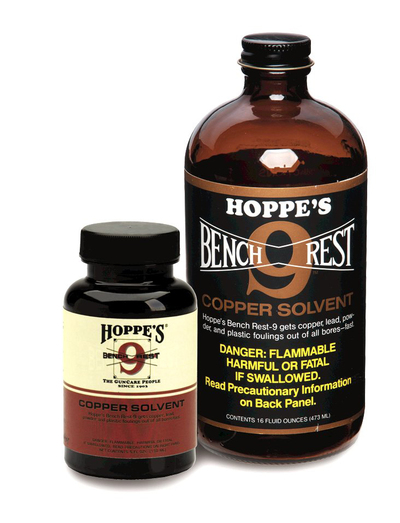 Hoppe's No.9 Bench Rest Copper Solvent Gun Bore Cleaner 5oz Clam
