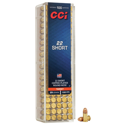 CCI Rimfire Ammunition 22 Short CPRN 29gr 100/Box