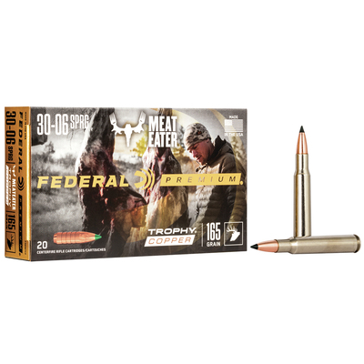 Federal Ammunition 30-06 Springfield Trophy Copper 165gr 20/Box