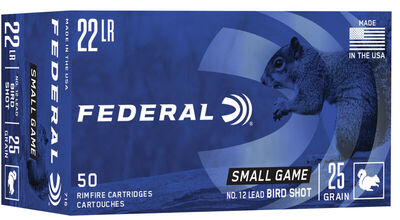 Federal Rimfire Ammunition 22 LR NO. 10 Lead 50/Box