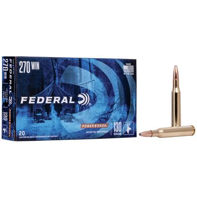 Federal Ammunition 270 Win SP Power-Shok 130gr 20/Box
