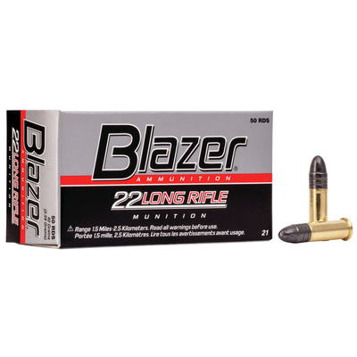 Blazer® Rimfire Ammo 22 LR Lead RN