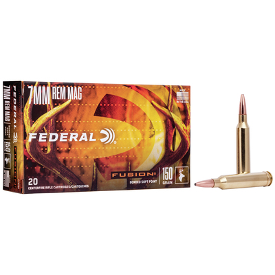 Federal Fusion Ammo 7mm Rem Mag 20/Box