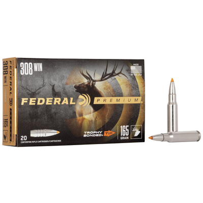 Federal Premium Ammo 308 Win Trophy Bonded TIP 20/Box
