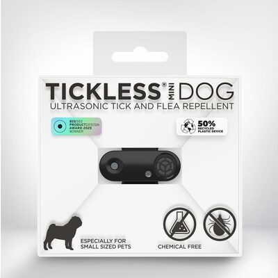 Tickless Mini Dog Black Rechargeble