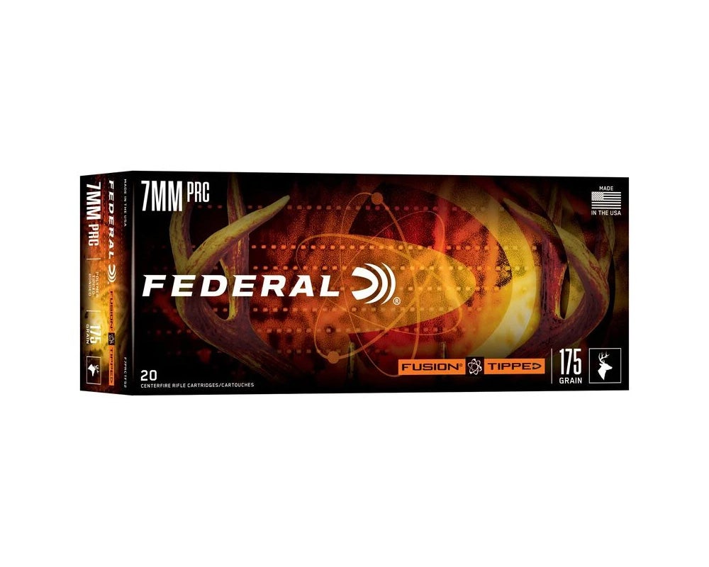 Federal Fusion Tipped Ammo 7mm PRC 175gr 20/Box