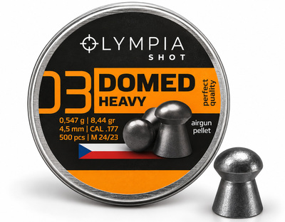Olympia Domed Heavy 4,5mm - 0,547g 500st