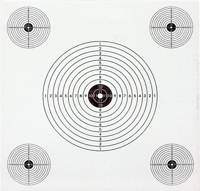 Måltavla 5-spot 50st