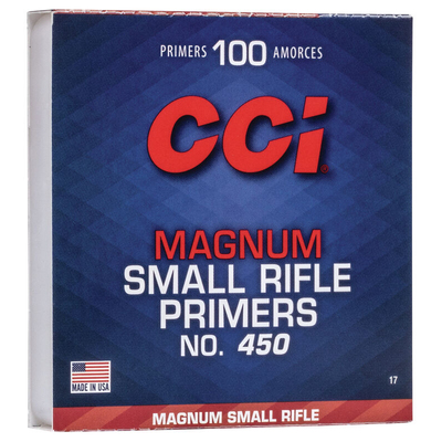 CCI Standard Small Mag Rifle Primer .450 Clam 1000/Box
