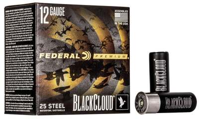 Federal Black Cloud FS Steel 12/70 32g No 3 25/Box