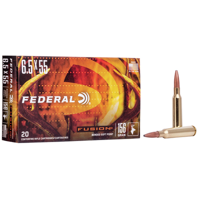 Federal Fusion Ammo 6.5X55 20/Box