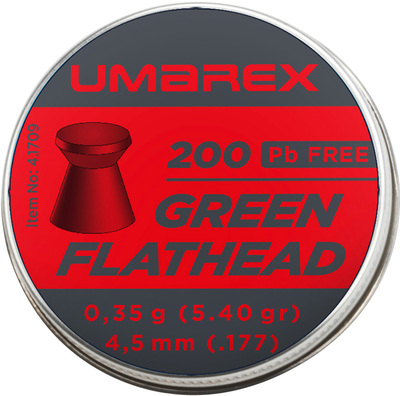 Umarex Green Flathead 4,5mm 200st