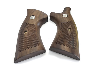 Smith & Wesson Target Grips K/L Square Target Checkered