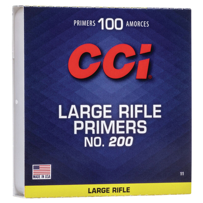 CCI Standard Large Rifle Primer .200 Clam 1000/Box