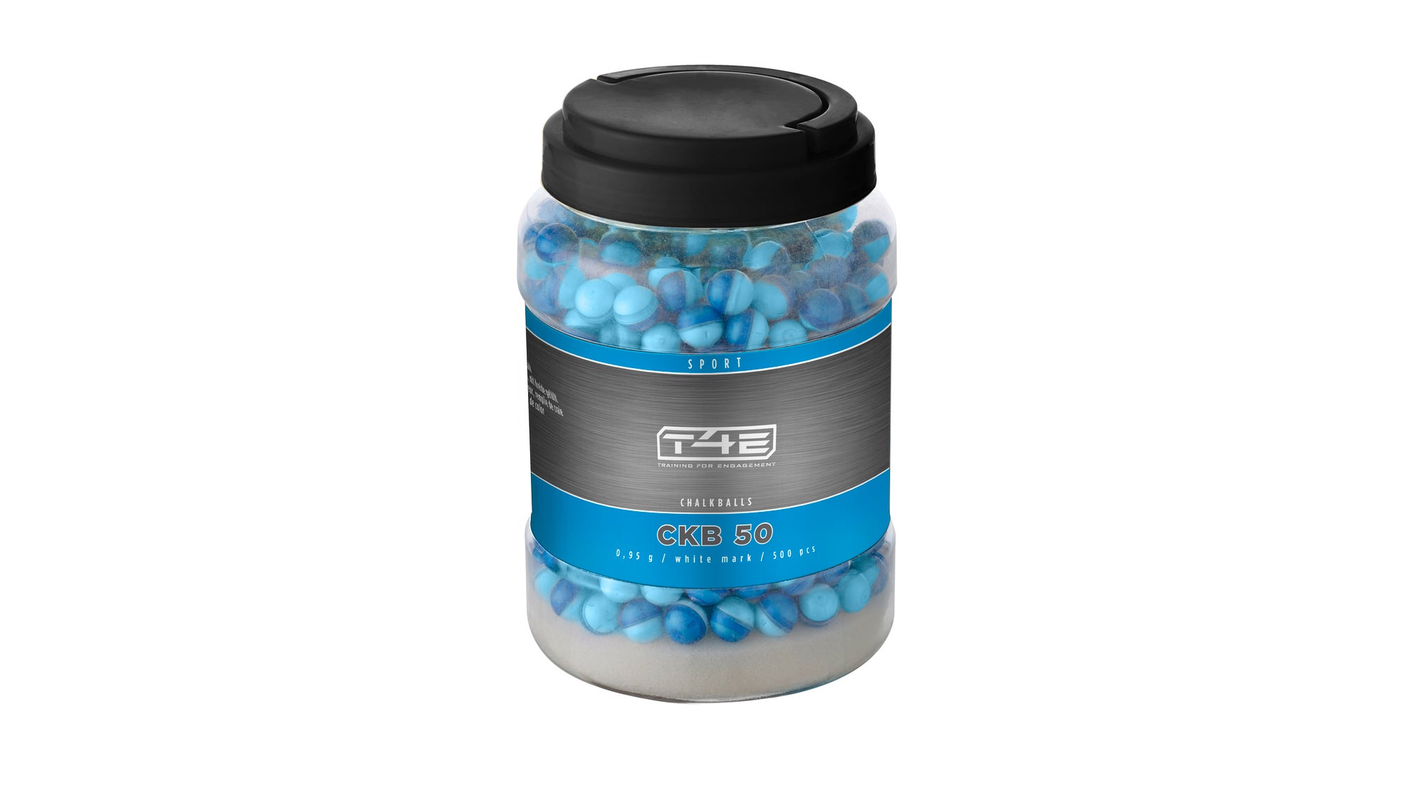 Markerande Kalk kulor vit till T4E, 2 x 250-pack