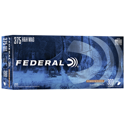 Federal Ammunition 375 H&H MAG SP Power-Shok 300gr 20/Box