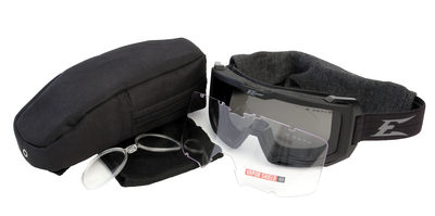 Edge Blizzard - Black Goggle / Clear & G-15 Vapor Shield©