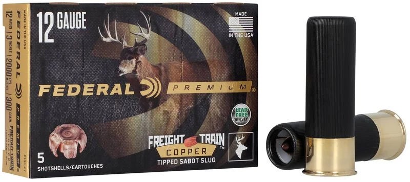 Federal Trophy Copper Sabot Slug 12/76 300gr 5/Box