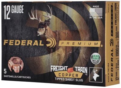 Federal Trophy Copper Sabot Slug 12/76 300gr 5/Box