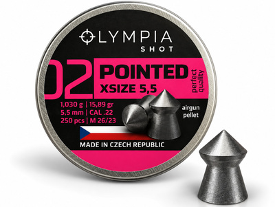 Olympia Pointed 5,5mm - 1,030g 250st