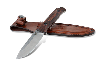 Benchmade 15002: Saddle Mountain Skinner w Wood Handle