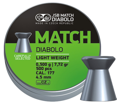 JSB Green Match Diabolo, Pistol