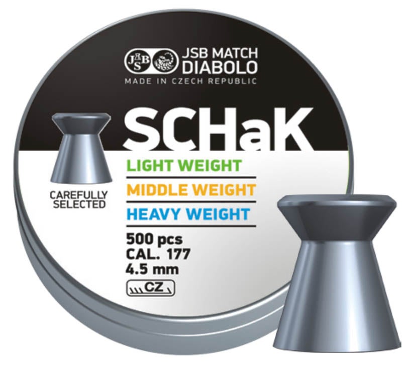 JSB Schak 4,50mm - 0,500g  500st