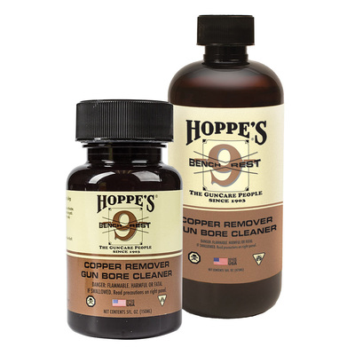 Hoppe's No.9 Bench Rest Copper Solvent Gun Bore Cleaner Pint Bottle