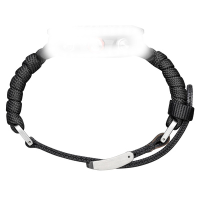 Luminox Armband Bear Grylls Paracord Svart Med Stålspänne 24mm