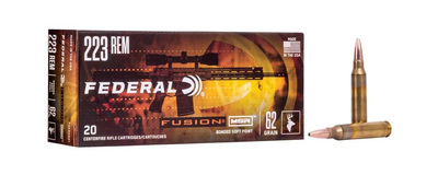 Federal Fusion MSR Ammo .223 Rem 62gr 20/Box