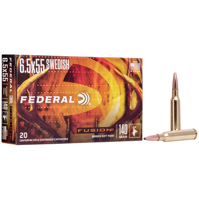 Federal Fusion Ammo 6.5X55 20/Box