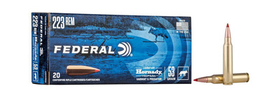 Federal Varmint & Pred Ammo 223 Rem V-Max® 53gr 20/Box