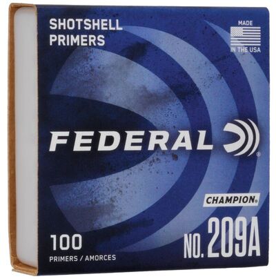 Federal Champion Shotshell All Gauges Primer 100/Box