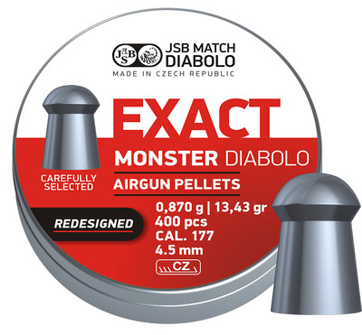 JSB Exact Monster, Redesigned 4,52mm - 0,870g