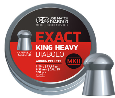 JSB Exact King Heavy MKII, 6,35mm - 2,200g