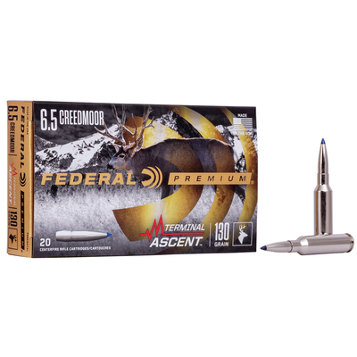 Federal Ammunition 6.5 Creedmoor  Terminal Ascent 130GR 20/BOX