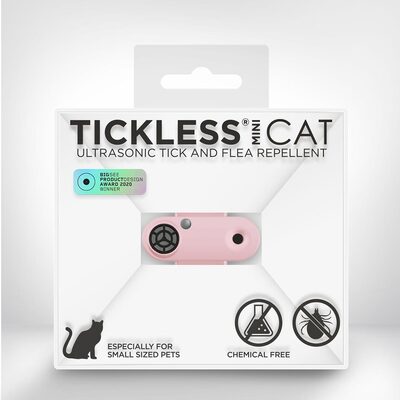 Tickless Mini Cat White Rechargeble