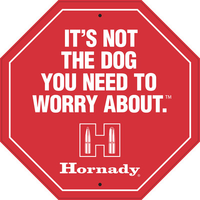 Hornady Stop Sign Sticker