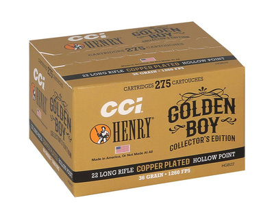 CCI X Henry Golden Boy 22 LR CPHP 36 gr 275/Box
