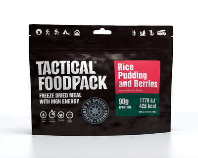 Tactical Foodpack Rice Pudding and Berries