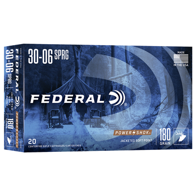 Federal Ammunition 30-06 Springfield SP Power-Shok 180gr 20/Box
