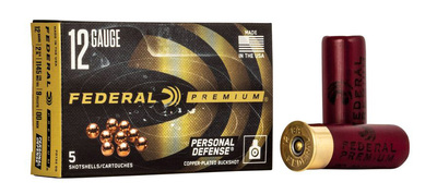 Federal Premium Personal Defense 12/70 9 Pellets 5/Box