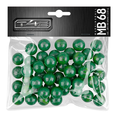 Markerande Plastkulor, grön .68 till T4E, 50-pack