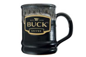 Buck 95082 Coffee Mug, Black and Grey