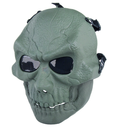 Skyddsmask Skull Grön