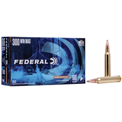 Federal Ammunition 300 WIN MAG SP Power-Shok 180gr 20/Box
