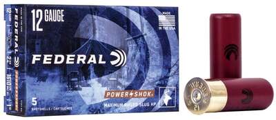 Federal Power Shok Rifled Slug 12/70 28g 5/Box