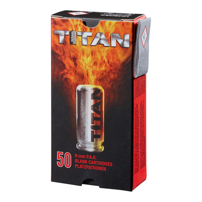 Perfecta Titan 9mm P.A.K 50/box Startpistolammunition