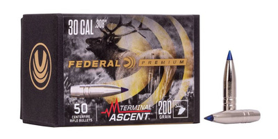 Federal Premium Terminal Ascent Bullets 30 Cal (.308) 200gr 50/Box