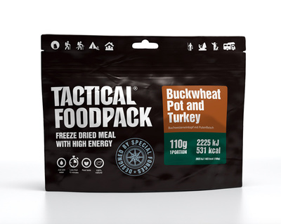 Tactical Foodpack Buckwheat pot and turkey
